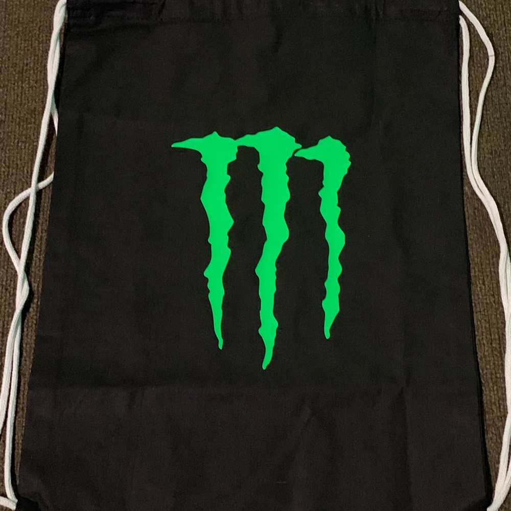 Monster Energy Drawstring Bag / Backpack - image 1